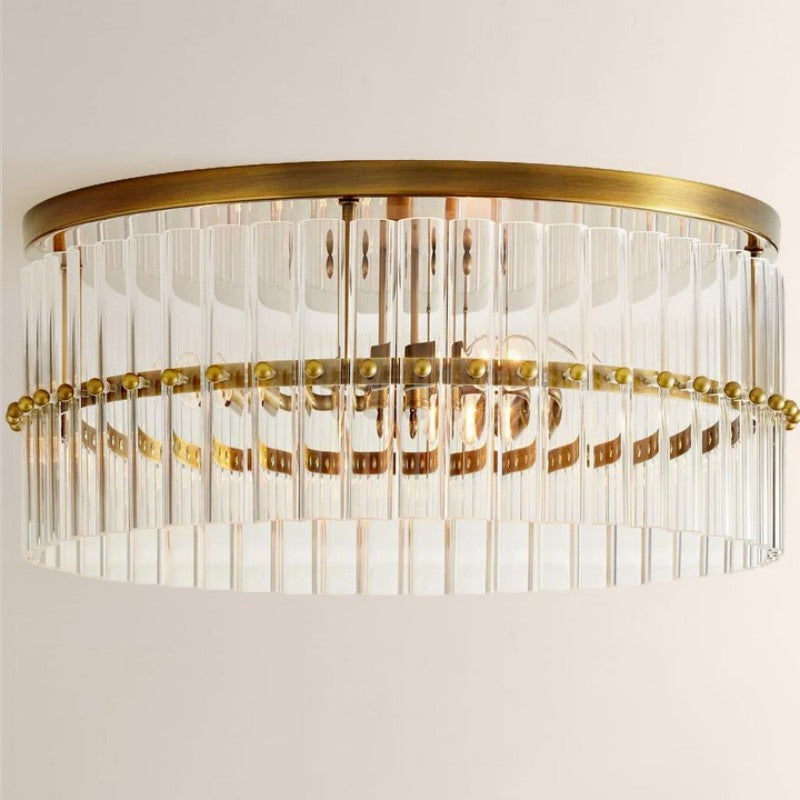 Malloré Crystal Round Flush Mount