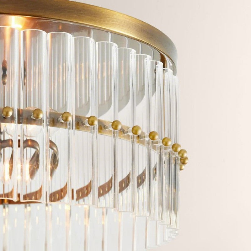 Malloré Crystal Round Flush Mount