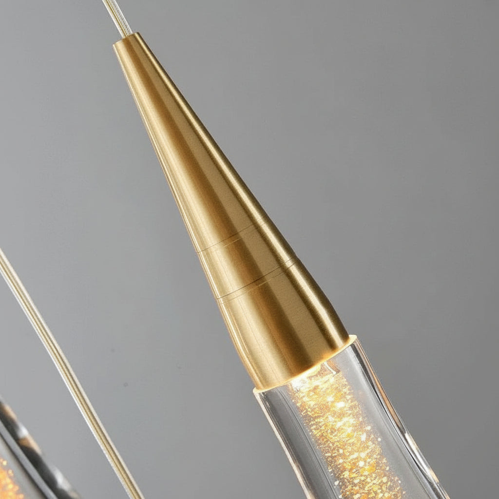 Allure Multi-LED Glass Staircase Chandelier