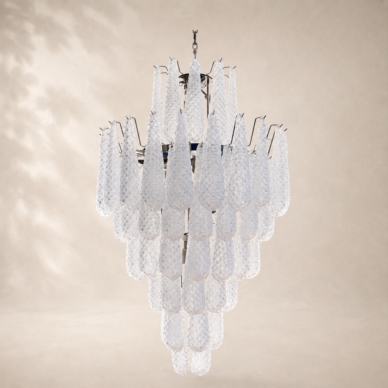 Murenza Chandelier – Drop – 85 glasses – Transparent