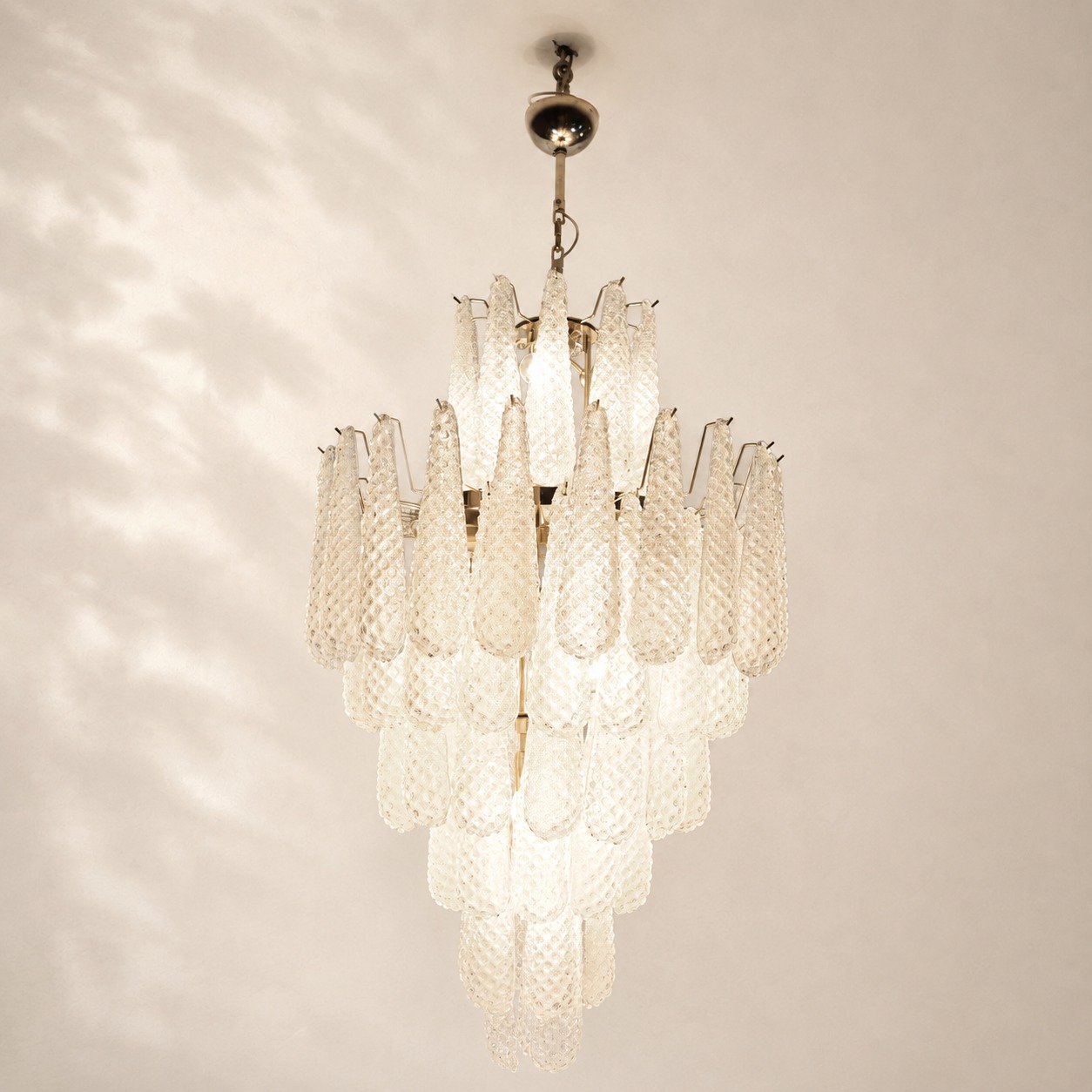 Murenza Chandelier – Drop – 85 glasses – Transparent
