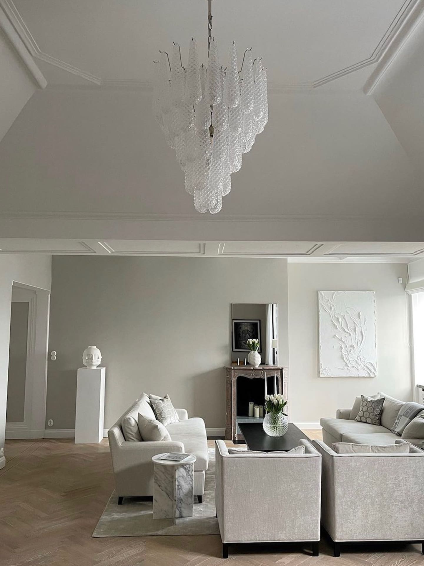 Murenza Chandelier 52 Drops Transparent 