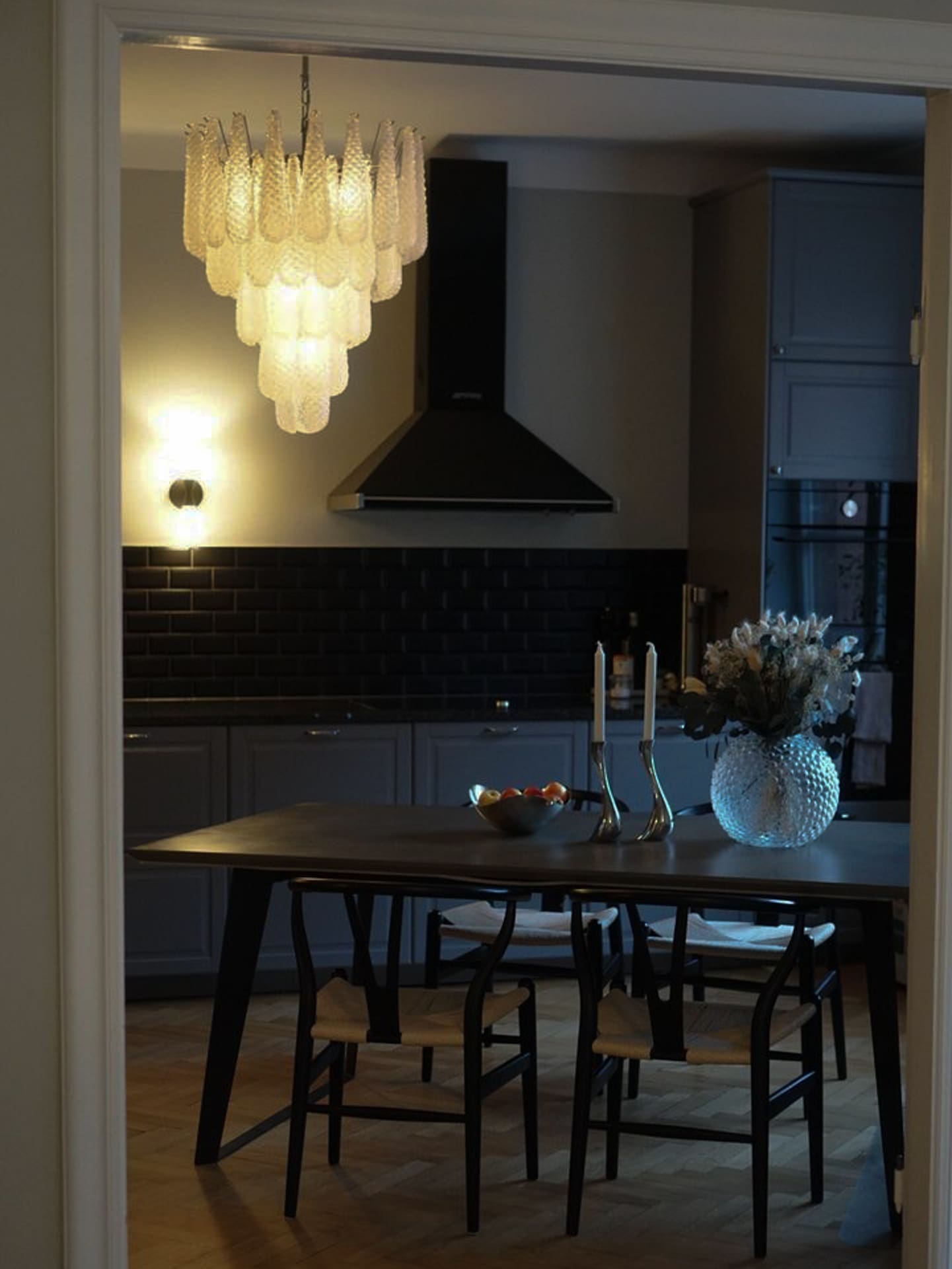 Murenza Chandelier 52 Drops Transparent 