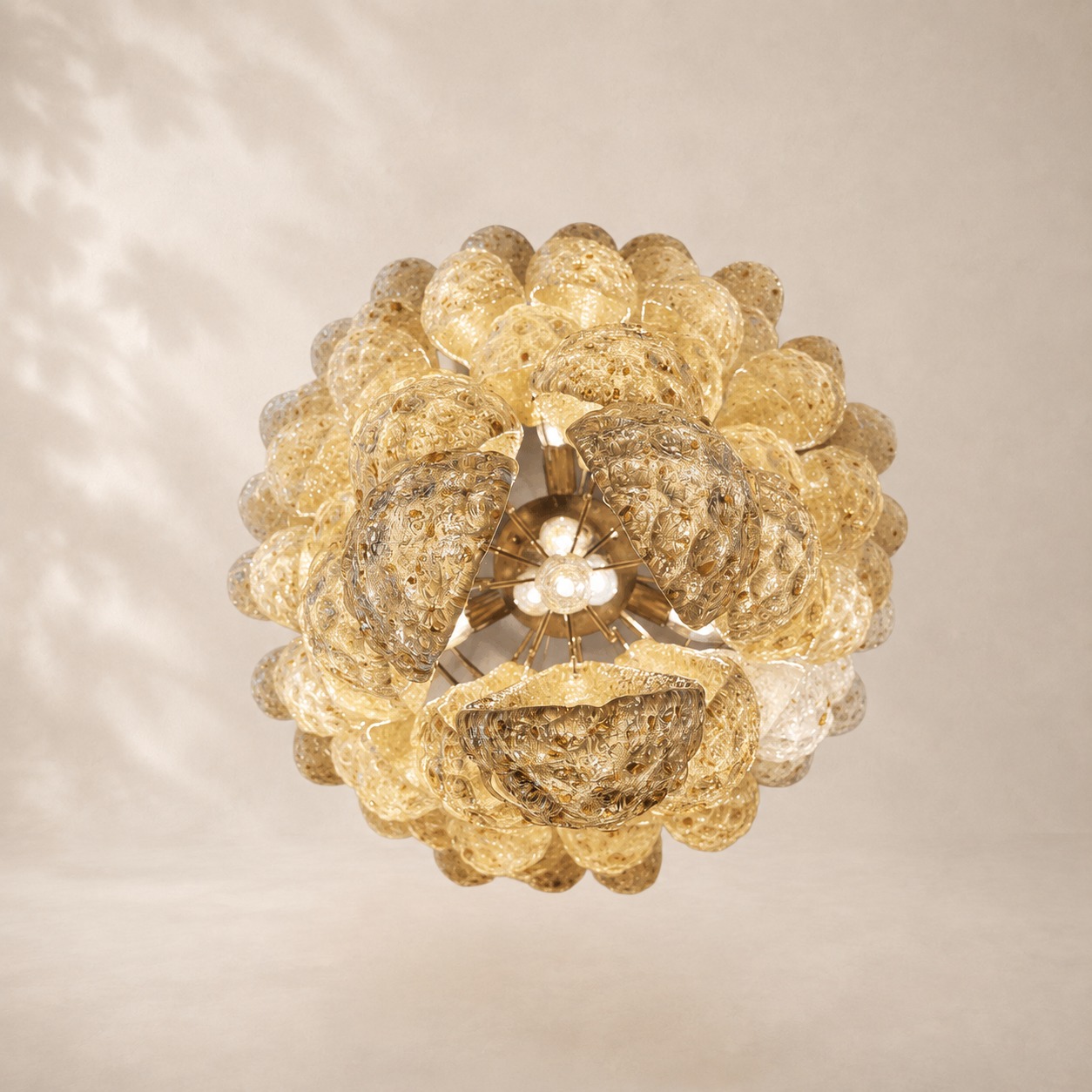 Murenza Chandelier 75 Drops Amber