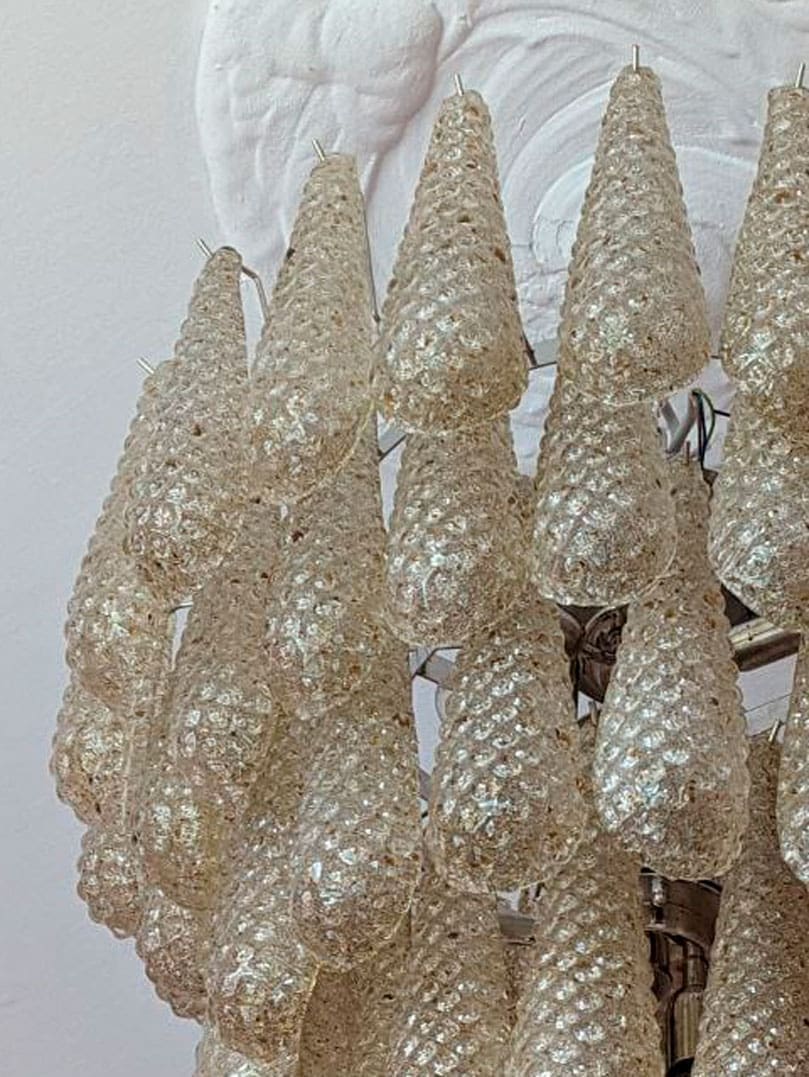 Murenza Chandelier 75 Drops Amber
