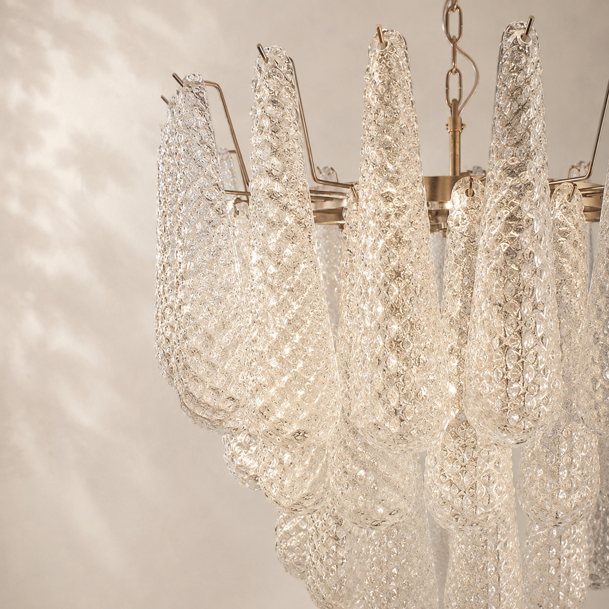 Murenza Chandelier 75 Drops Transparent