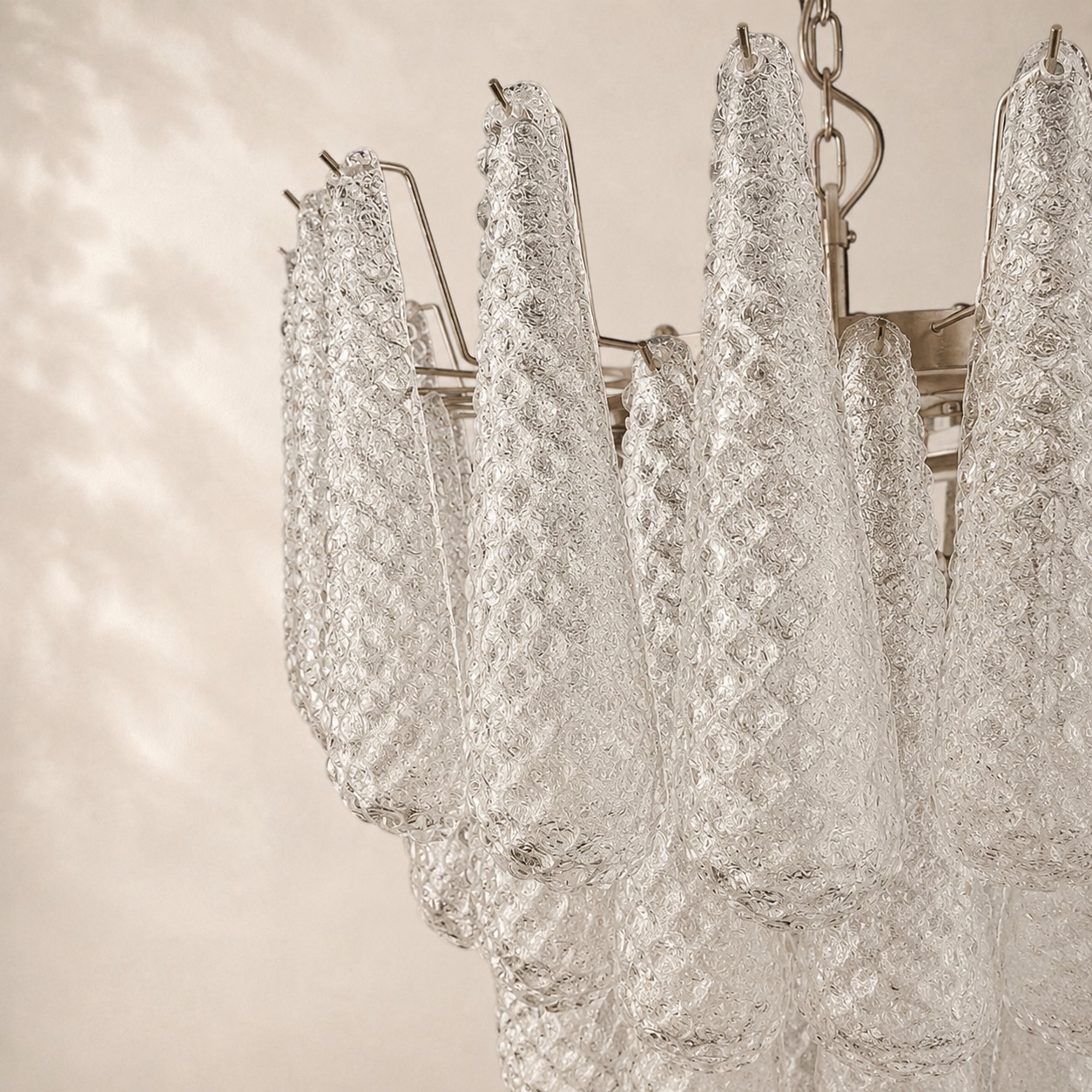Murenza Chandelier 75 Drops Transparent