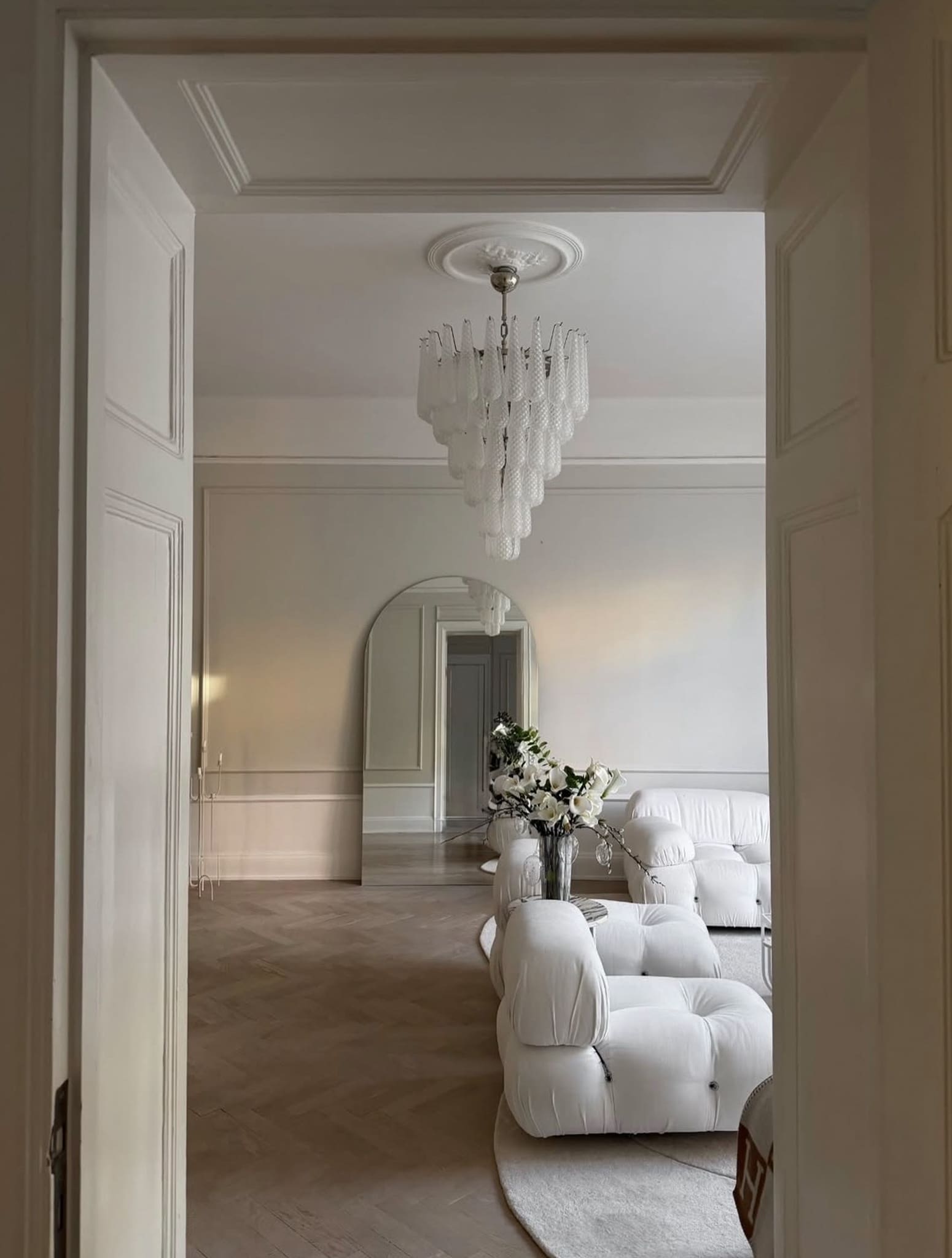 Murenza Chandelier 75 Drops Transparent