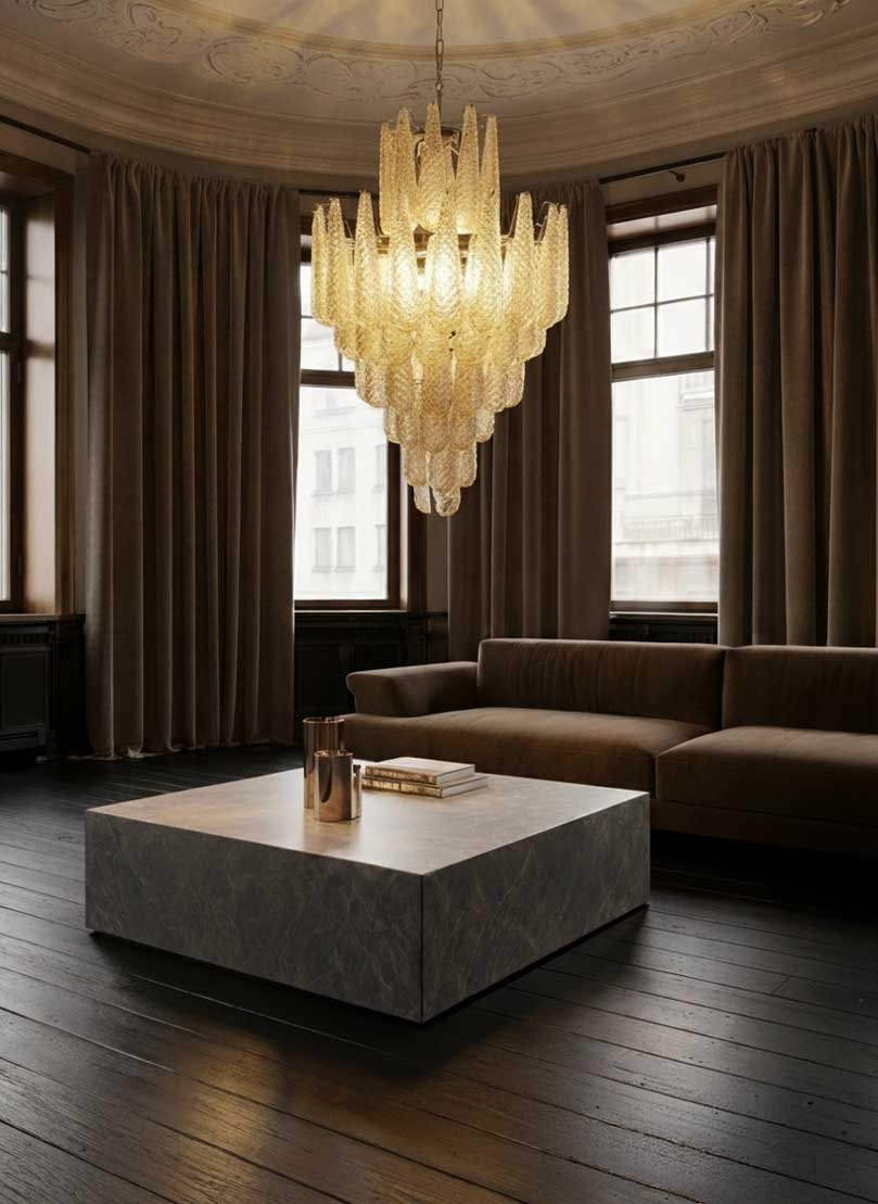 Murenza Chandelier 85 Drops Amber
