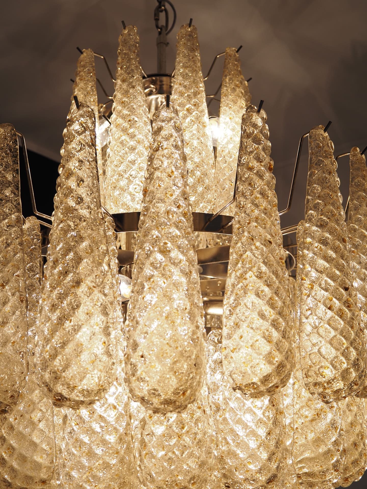 Murenza Chandelier 85 Drops Amber