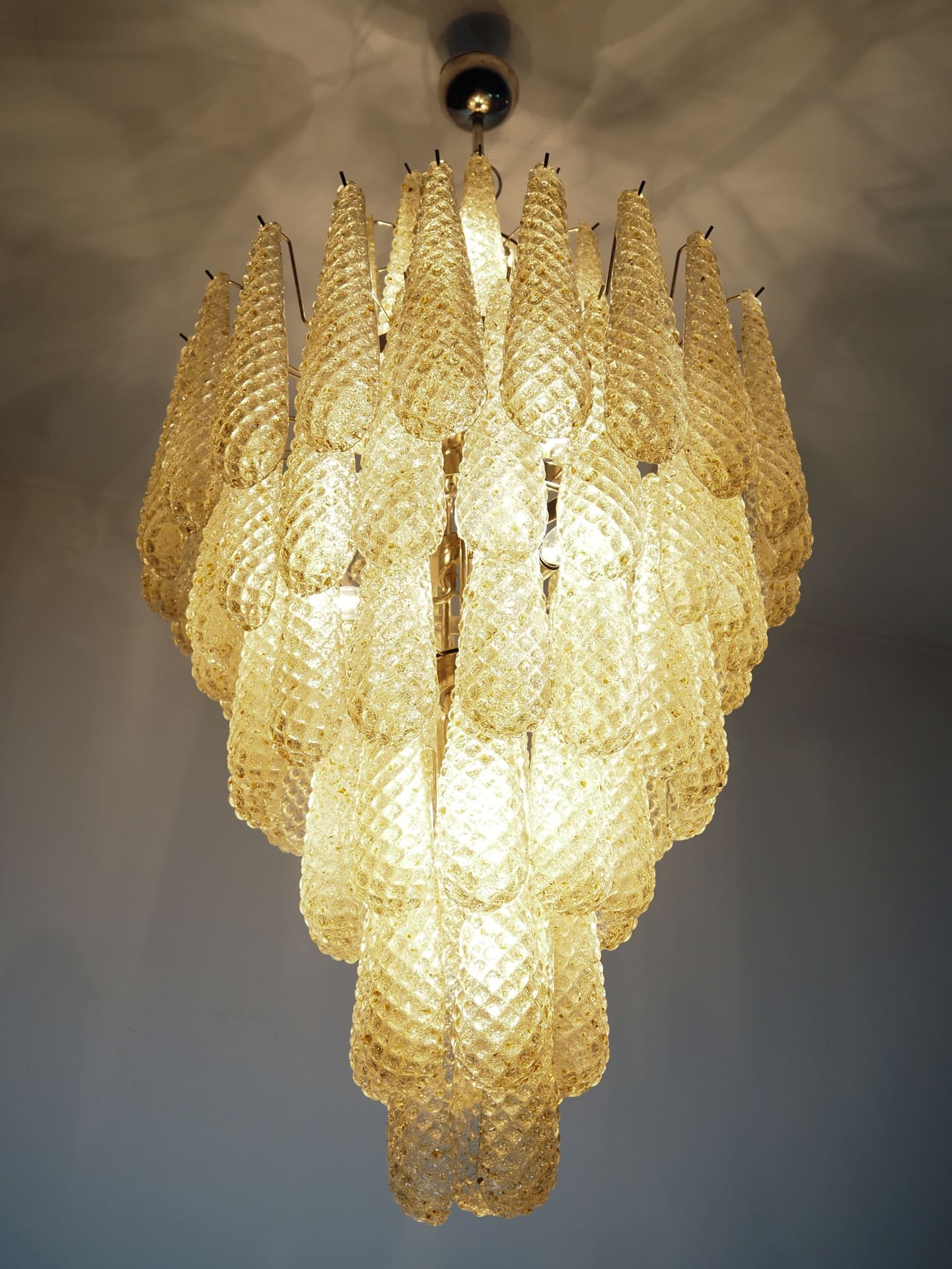 Murenza Chandelier 85 Drops Amber