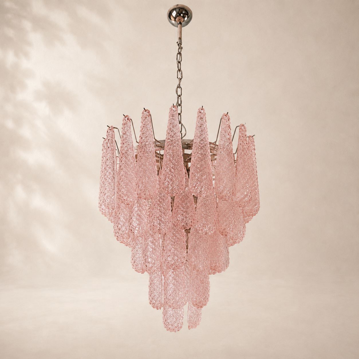 Murenza Pink 52 Drop Alabaster Chandelier 