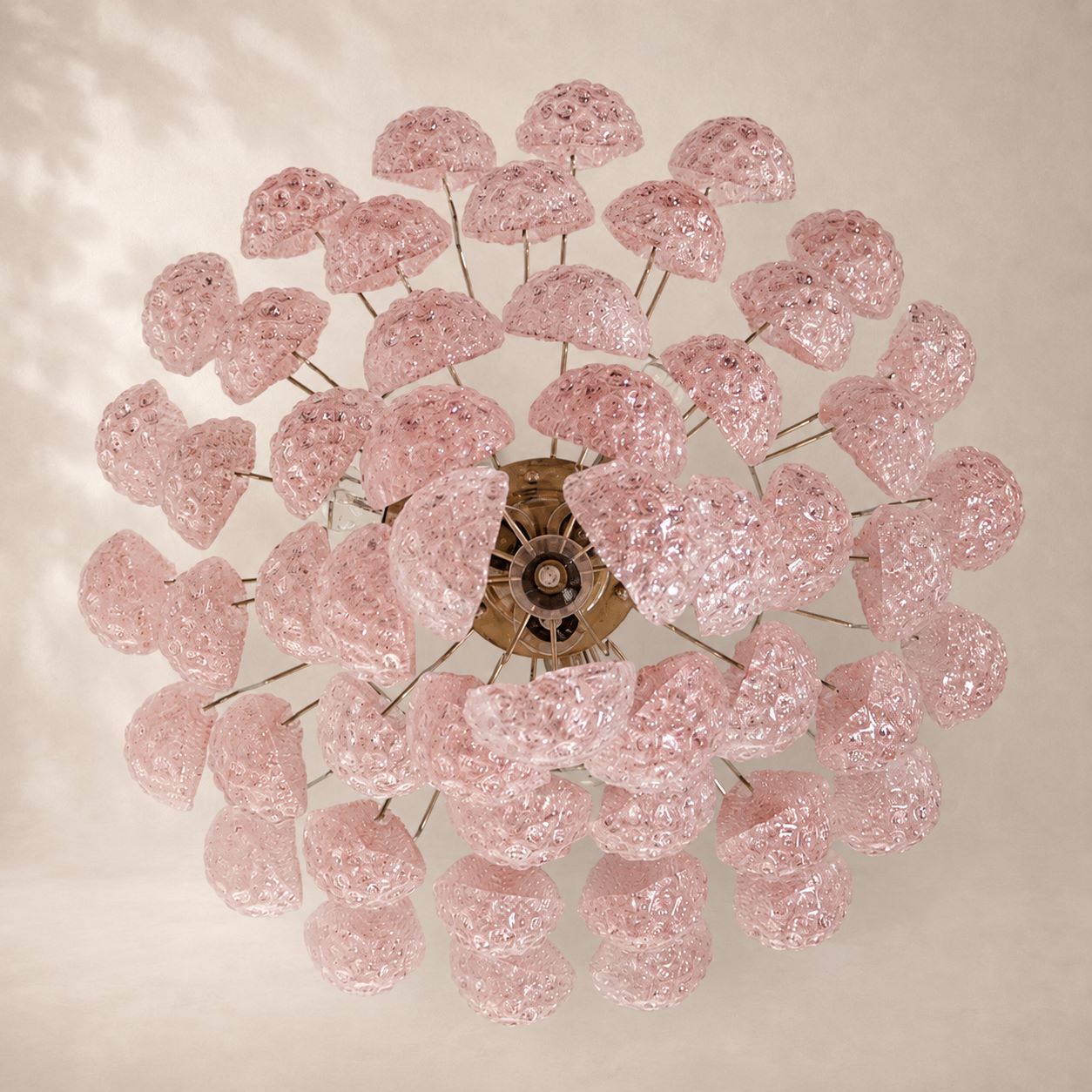 Murenza Pink 52 Drop Alabaster Chandelier 