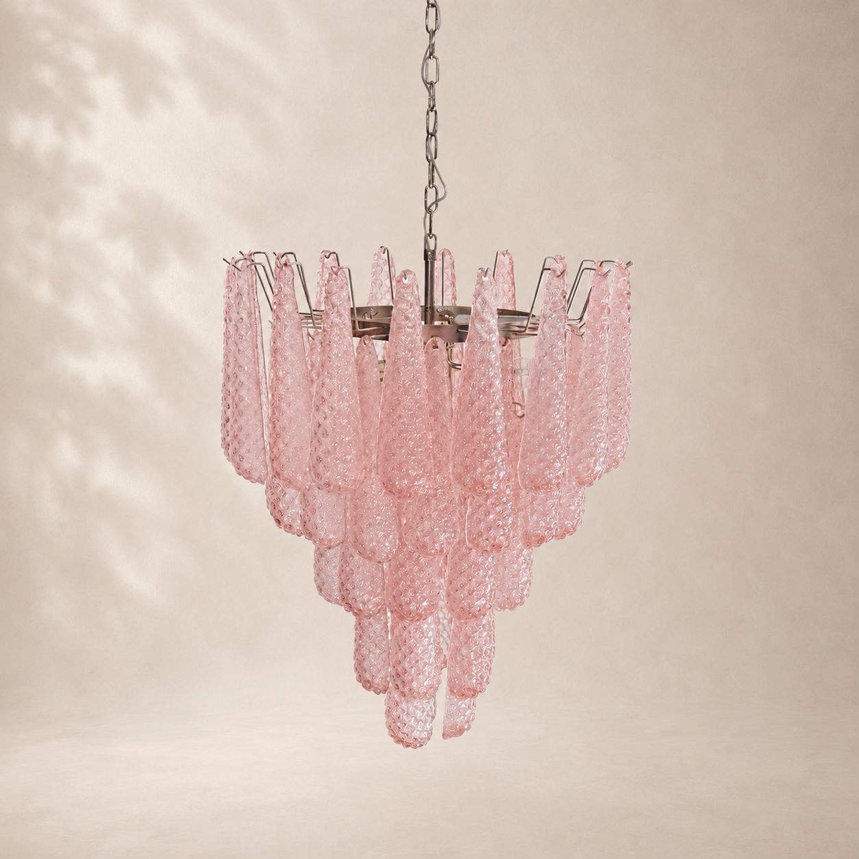 Murenza Pink 52 Drop Alabaster Chandelier 
