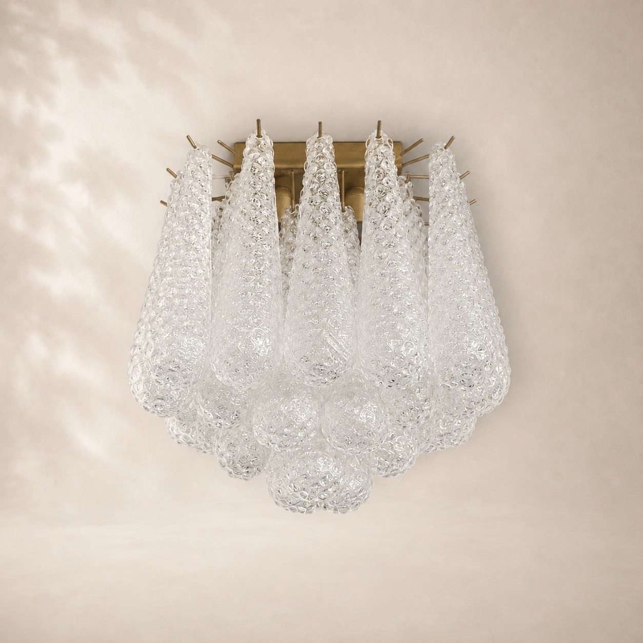 Murenza Ceiling lamp 32 Drops Transparent