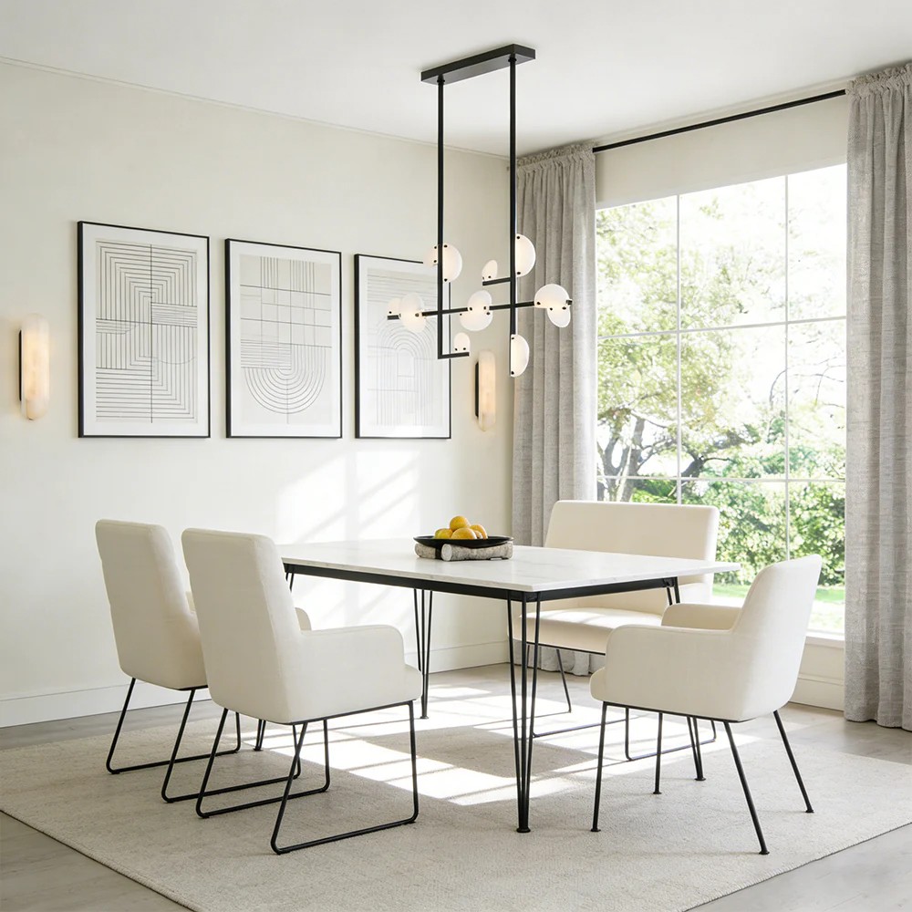 Norana Linear Alabaster Chandelier