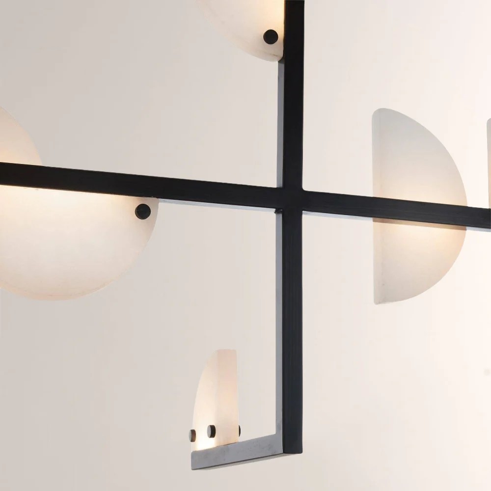 Norana Linear Alabaster Chandelier
