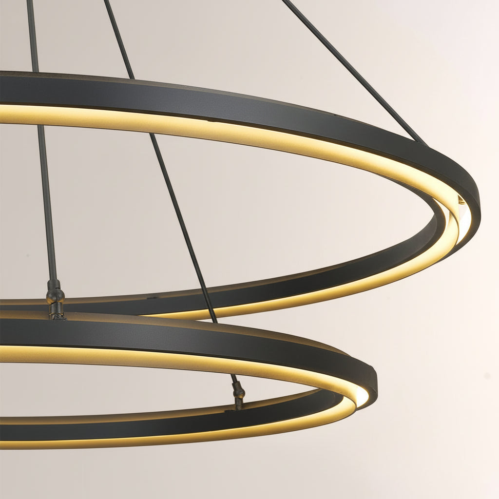 Peral 2-Tier Round Chandelier 60" - kimoylights