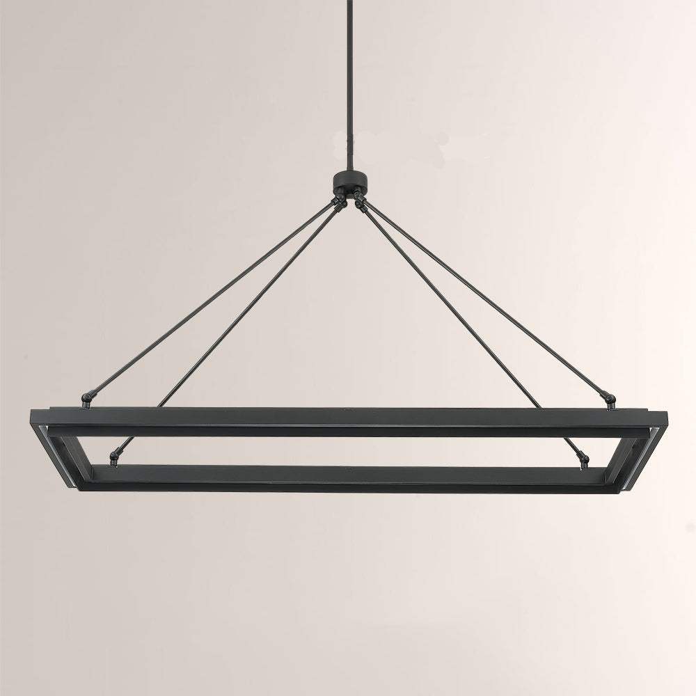 Peral Rectangular Chandelier 48"/62"  -kimoylights