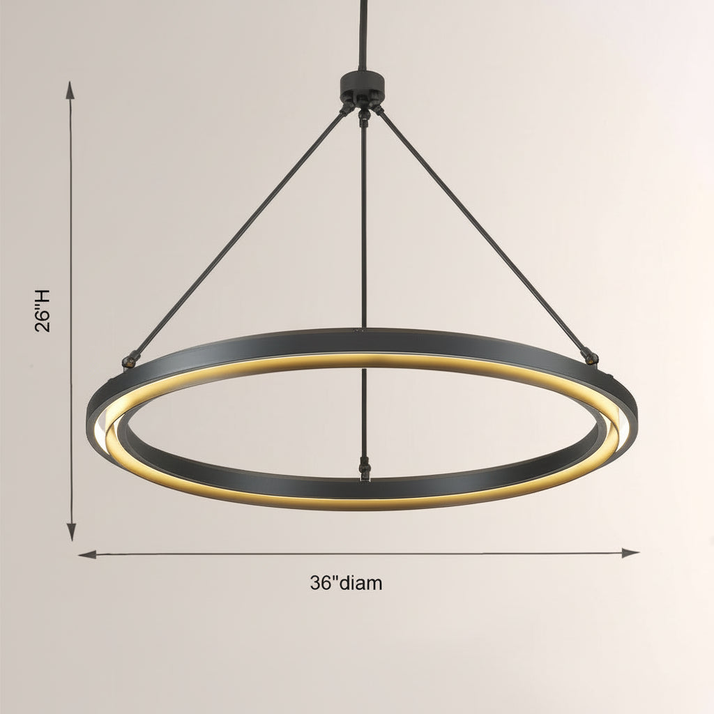 Peral Round Chandelier 36"/48"/60" -kimoylights