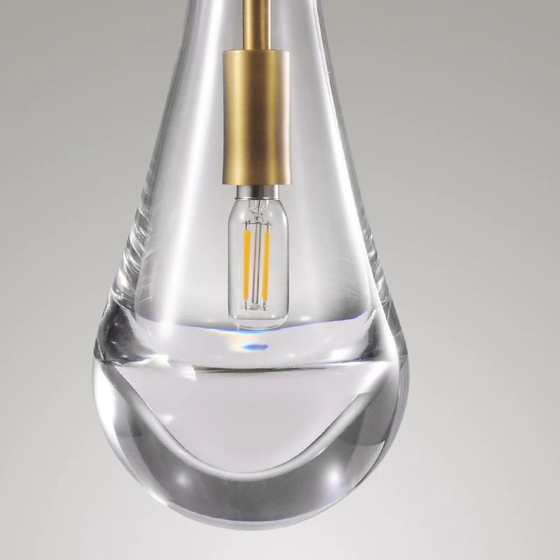 Raindrop Cord Pendant