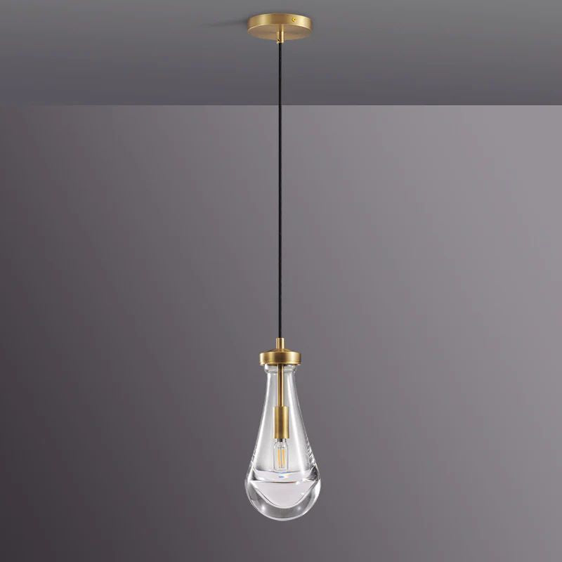 Raindrop Cord Pendant