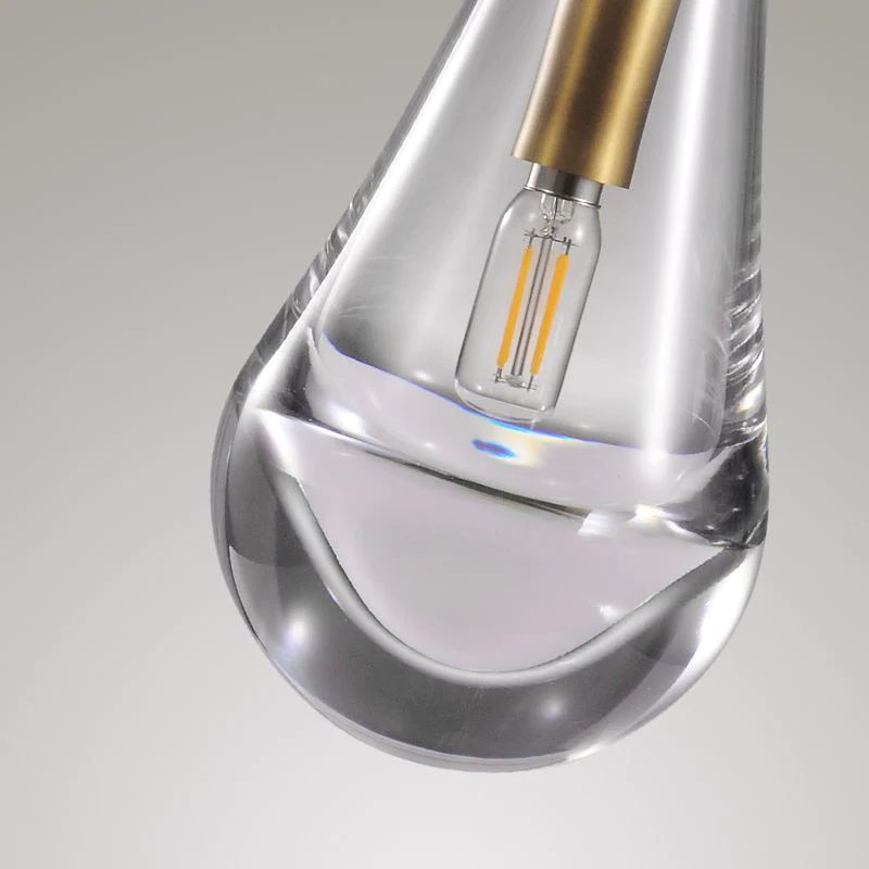 Raindrop Rod Dining Room Pendant