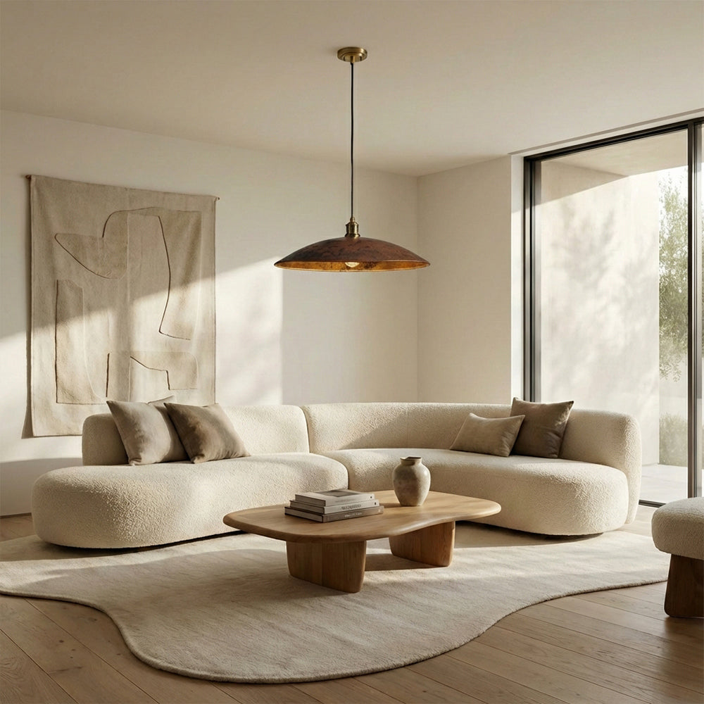 Reclad Metal Fan Pendant