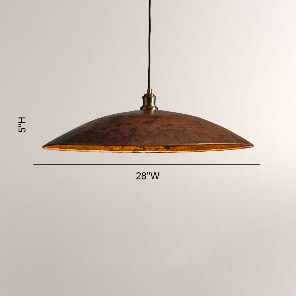 Reclad Metal Fan Pendant