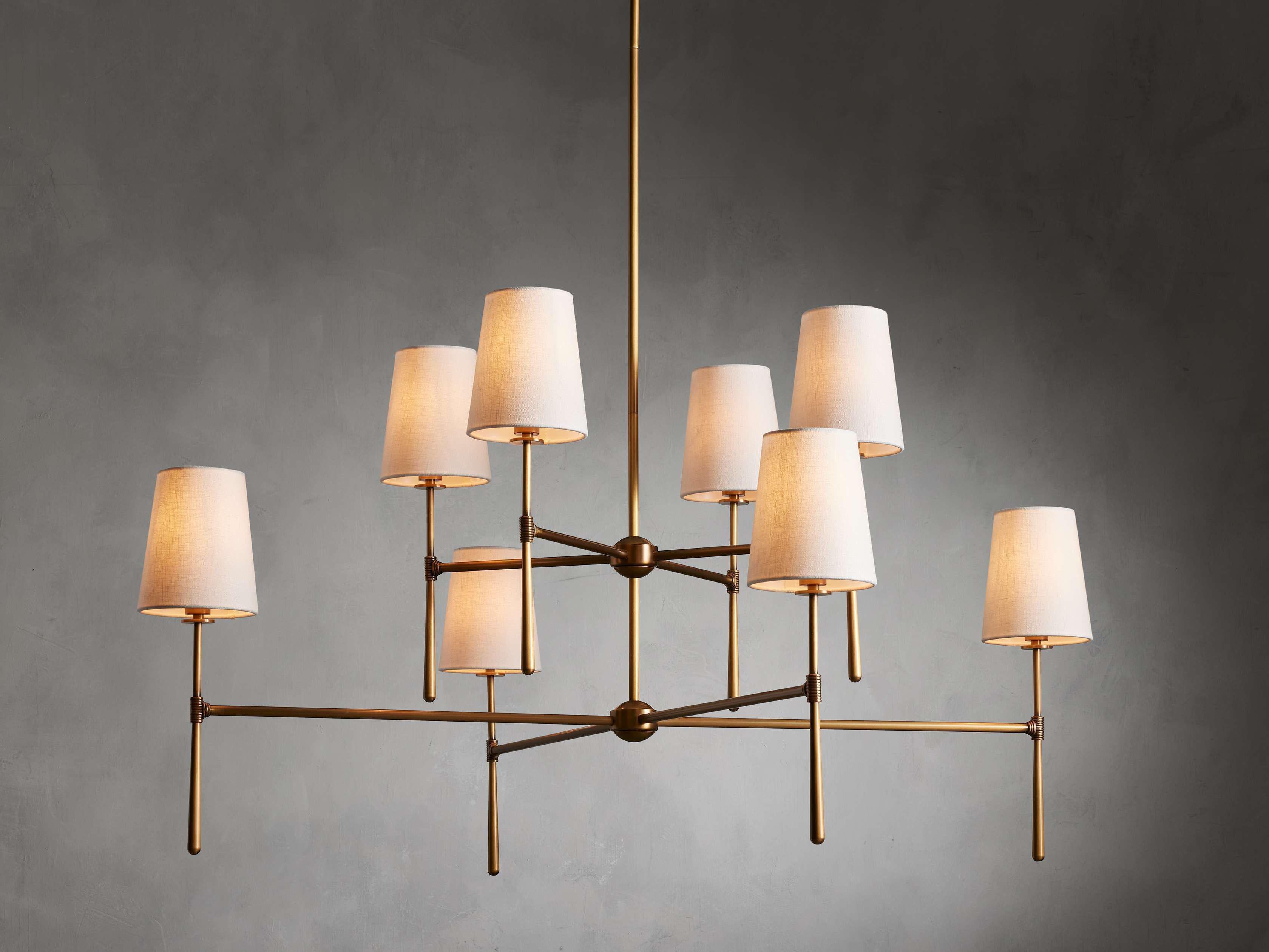 Rhodes 2-Tier Round Chandelier - kimoylights