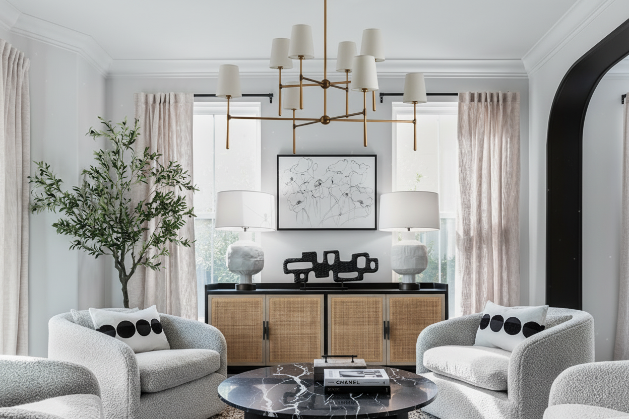 Rhodes 2-Tier Round Chandelier -kimoylights