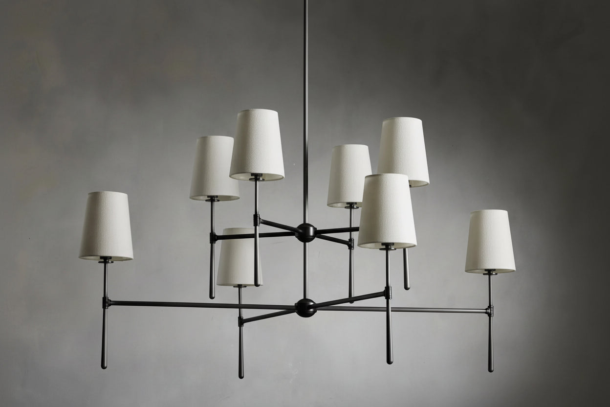 Rhodes 2-Tier Round Chandelier -kimoylights