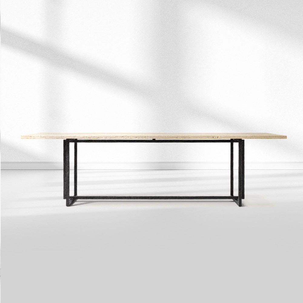 SalVerva Stone Rectangular Dining Table