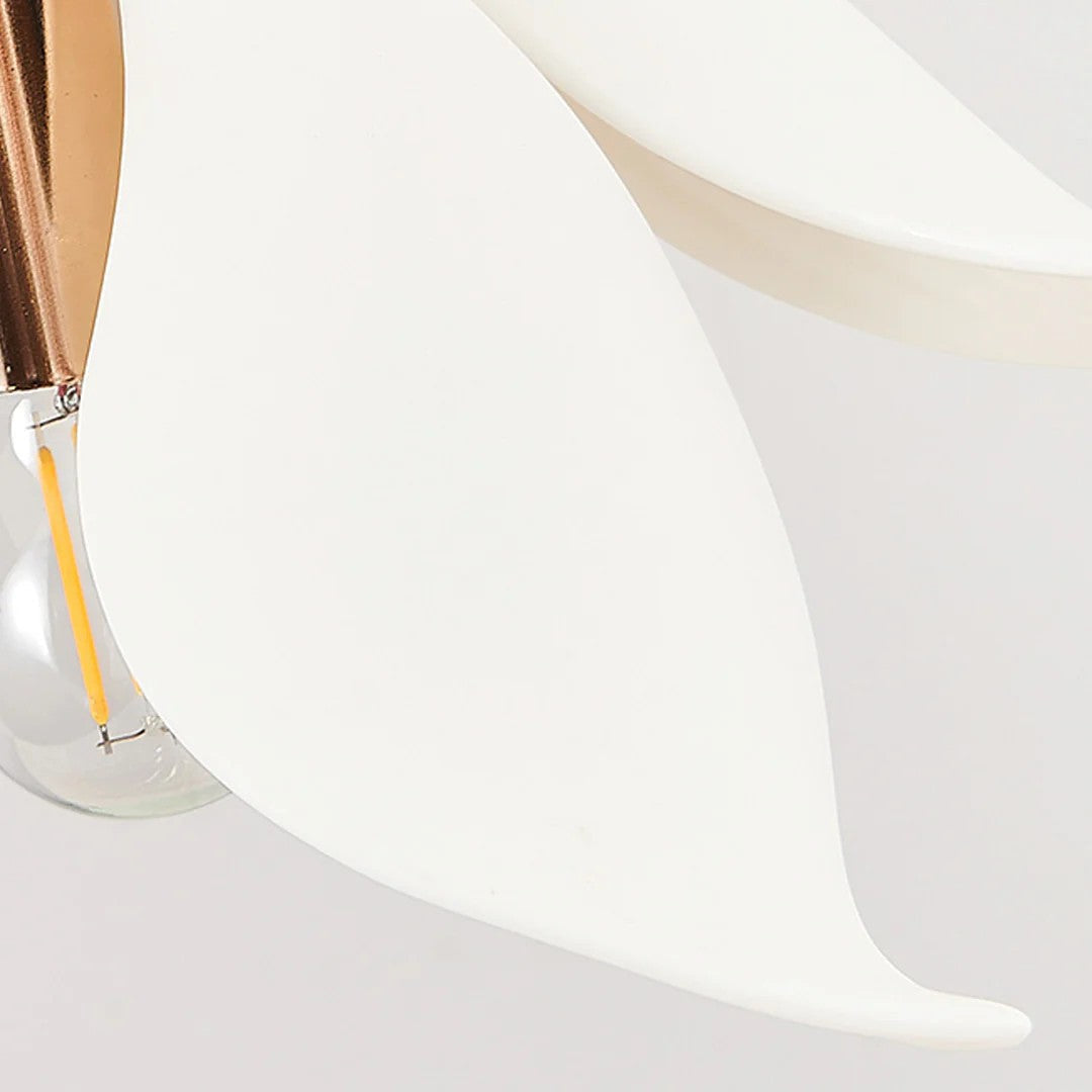 Staircase Chandelier Ideas Art Ceramic Flower Ceiling Light