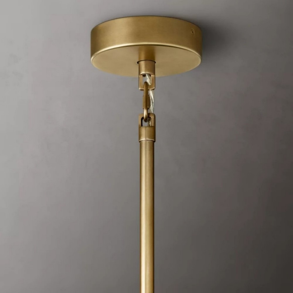 Tarin Glass Tiered Round Chandelier 37"