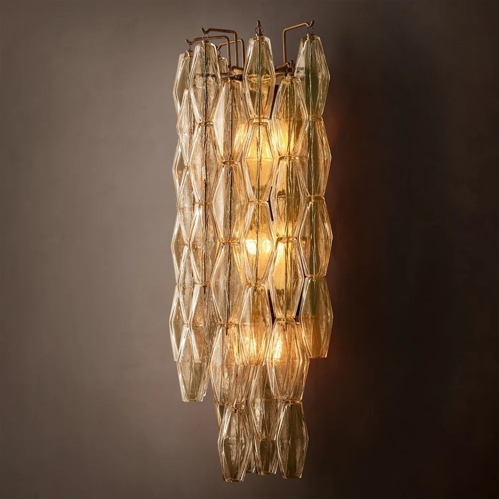 Tarin lear Glass Sconce 31‘’