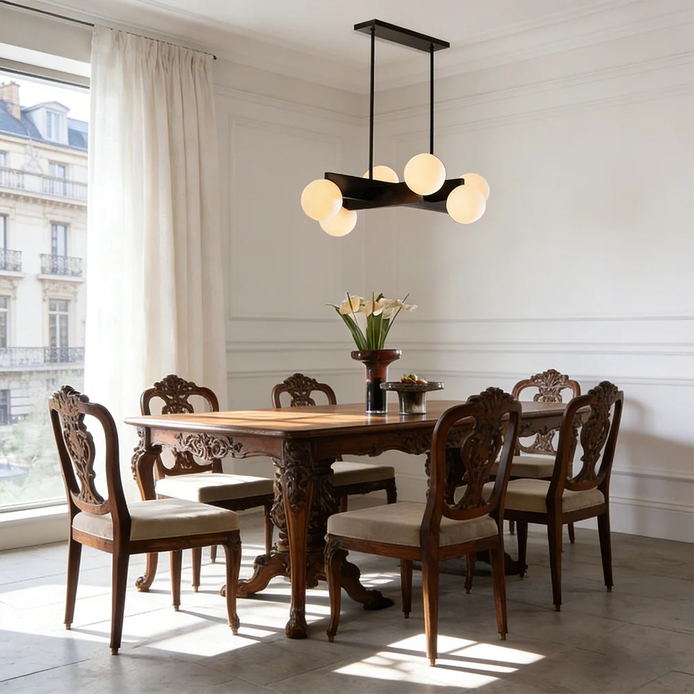 Theron Globe Linear Chandelier