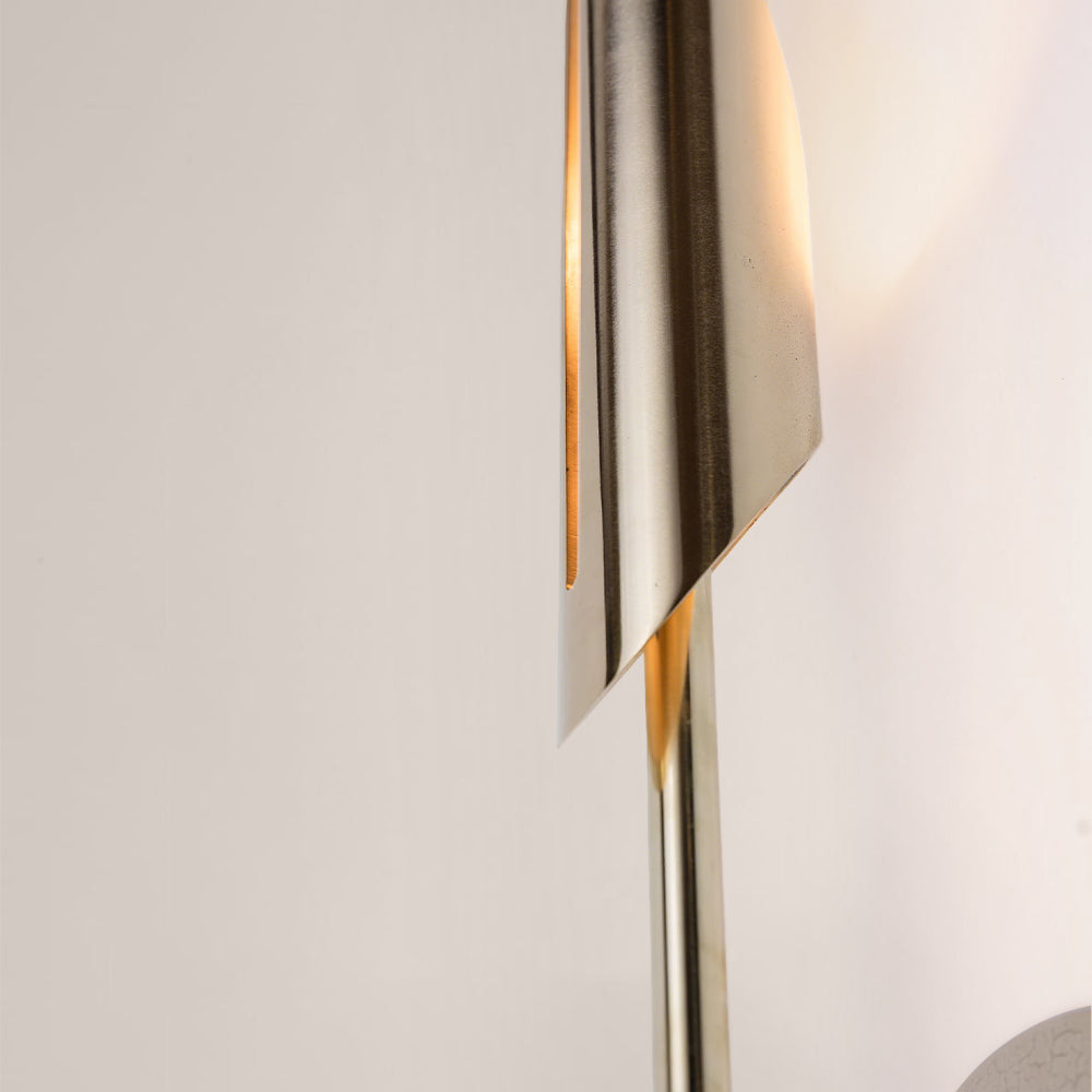 Voyant Dual-Sculpt Brass Wall Sconce