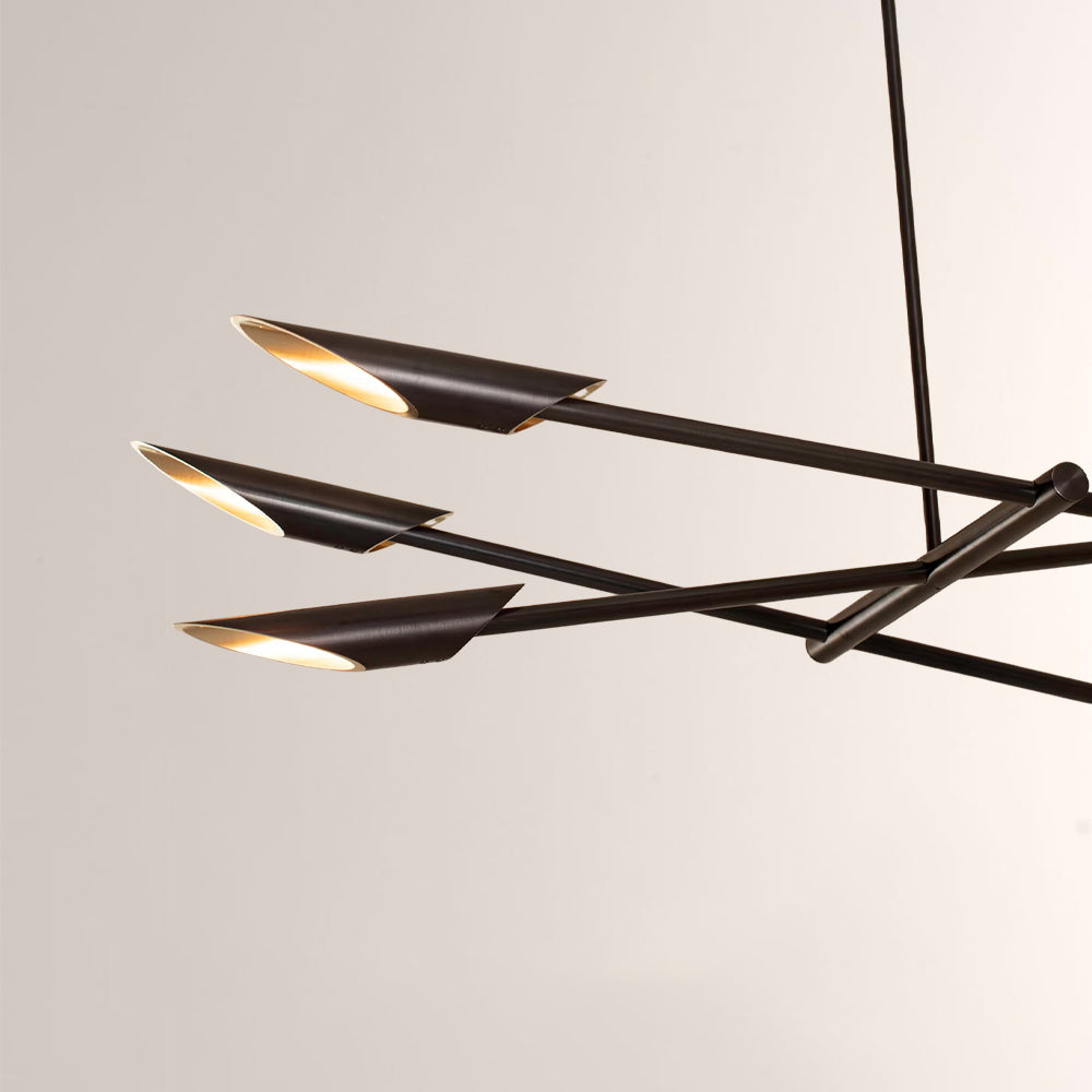 Voyant Multi Arm Spire Chandelier