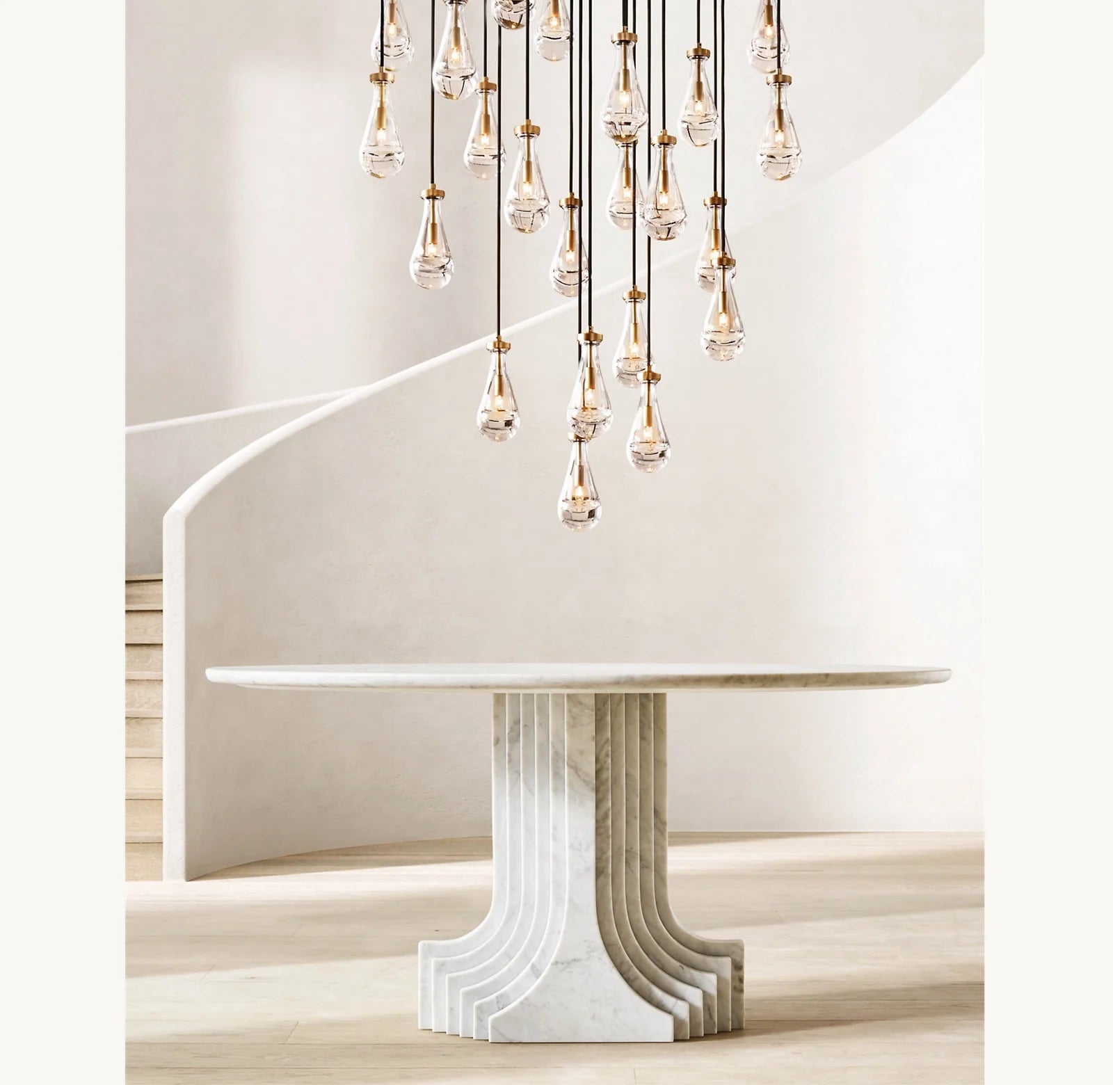 Raindrops Round Chandelier 18"- kimoylights