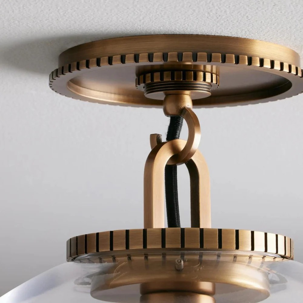 Wascor Globe Flush Mount