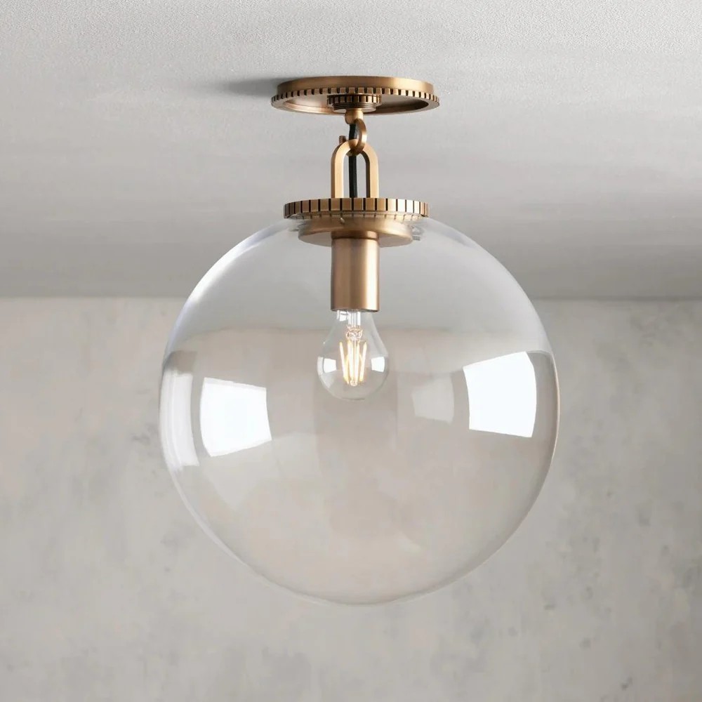 Wascor Globe Flush Mount