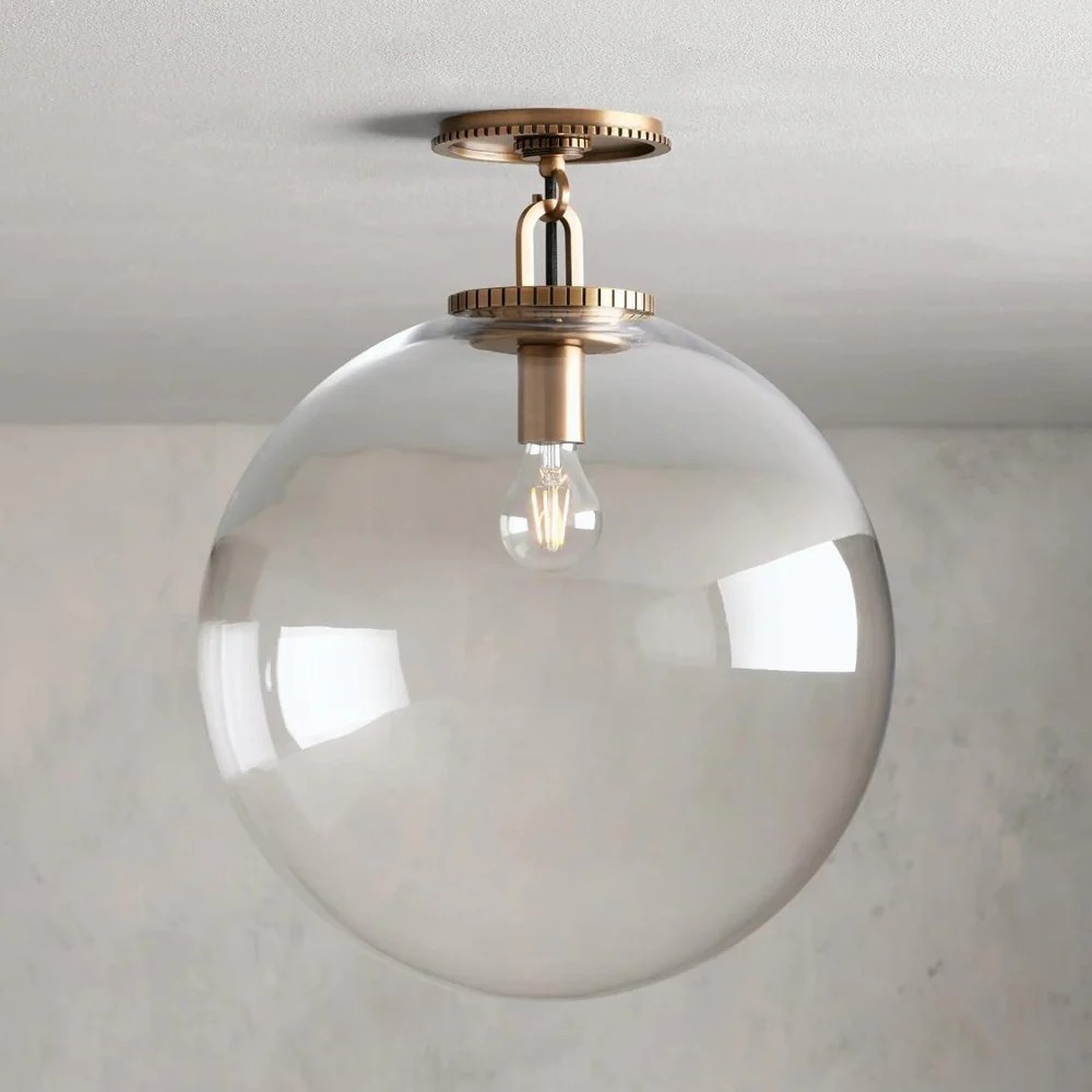 Wascor Globe Flush Mount