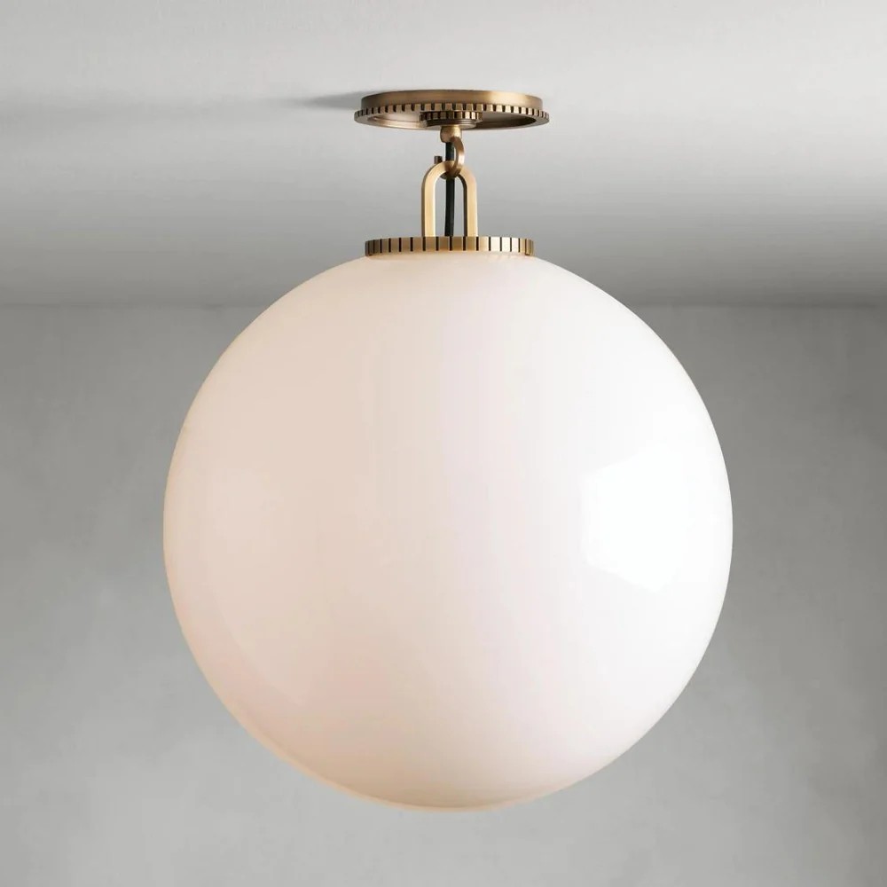 Wascor Globe Flush Mount