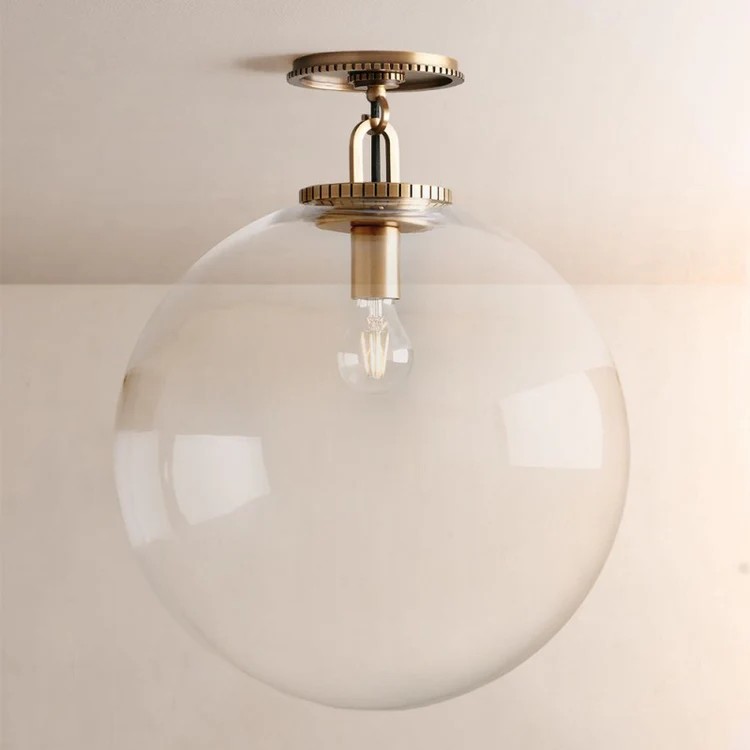 Wascor Globe Flush Mount