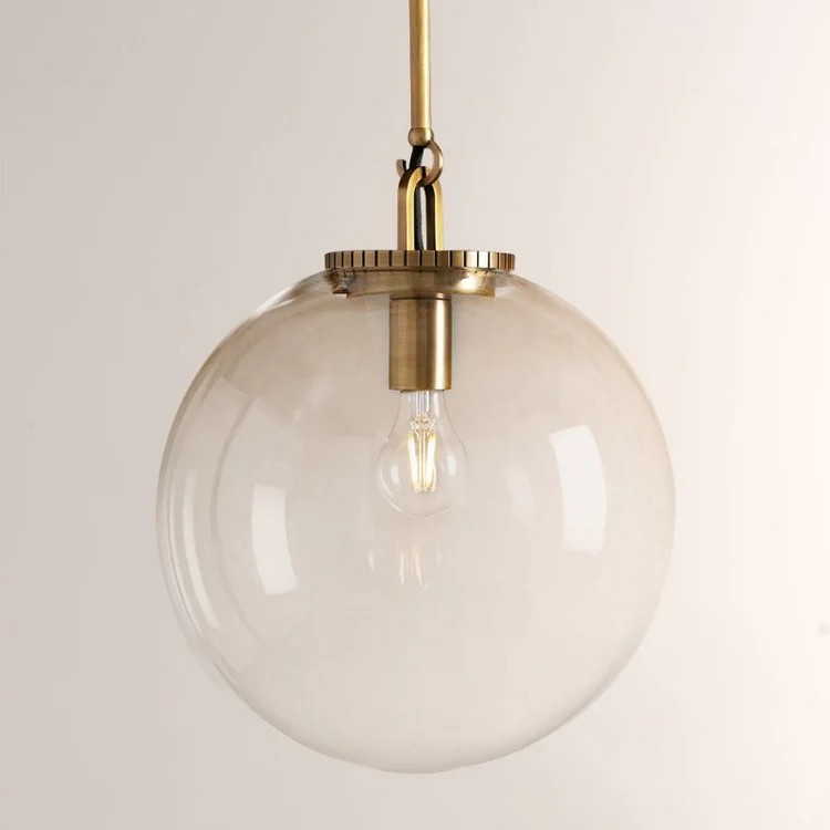 Wascor Globe Pendant with Rod