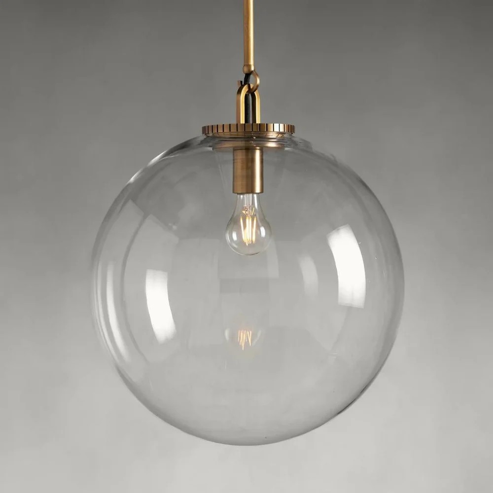 Wascor Globe Pendant with Rod