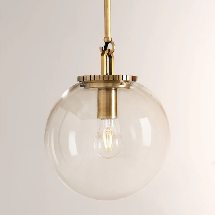 Wascor Globe Pendant with Rod
