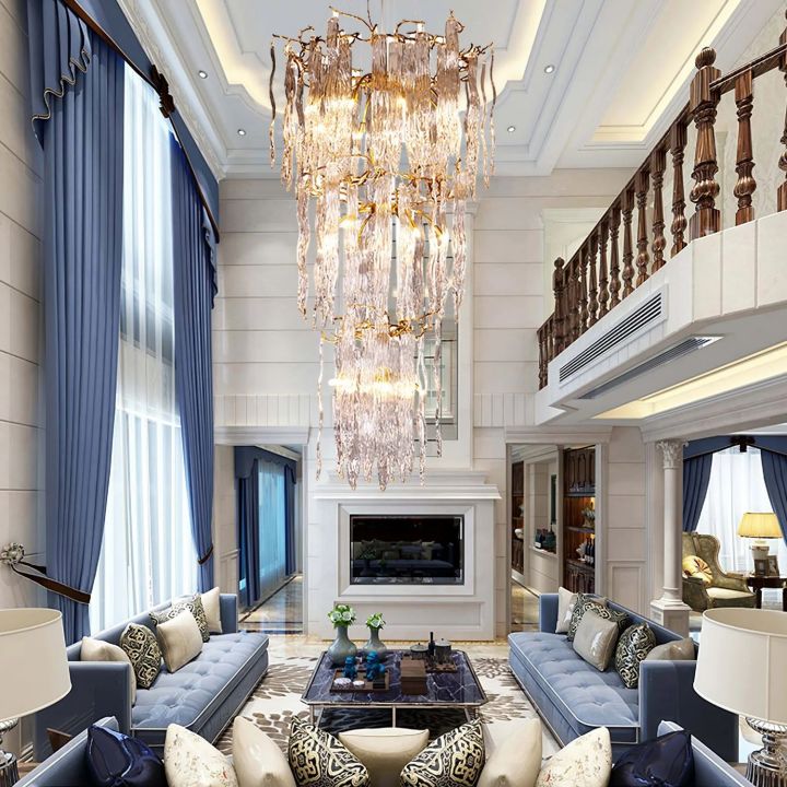 Waterfall Crystal Branch Chandelier - thebelacan