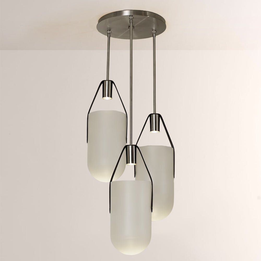 Welden Ombre Glass Cluster Chandelier
